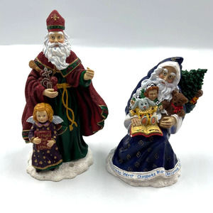 Vintage Reflections Of Christmas St. Nicholas NO STAFF Pipka Storytime Santas